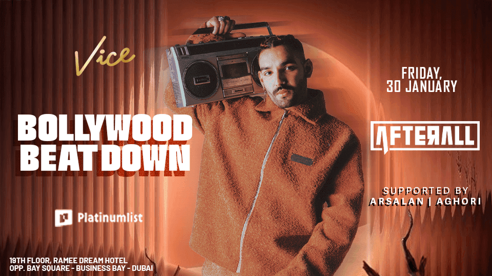 Bollywood Beatdown Glow Party at Vice Dubai | 30 Jan