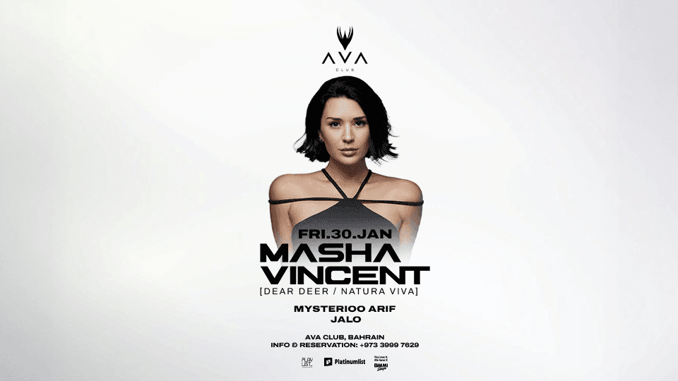 Masha Vincent Live Electronic Night in Manama